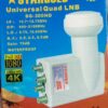 Tête LNB 4 sorties – Réception satellite optimale pour plusieurs décodeurs E1A10