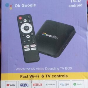 TV Box Android 14.0 – 2Go RAM / 16Go ROM – Transformez votre télé en Smart TV [E1A12]