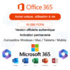 Microsoft 365 Office à vie – Compatible Windows, Mac, iPad et Mobile [L1A2]