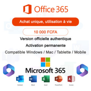 Microsoft 365 Office à vie – Compatible Windows, Mac, iPad et Mobile [L1A2]