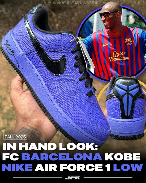 Nike Air Force 1 – Édition spéciale FC Barcelona x Kobe Bryant 🏀⚽[M2A2]
