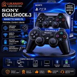 Manette PS3 – Contrôle précis et confort absolu pour vos jeux [E2A1]
