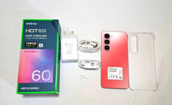 Infinix Hot 60i – 128 Go ROM + 8 Go RAM [E1A29]