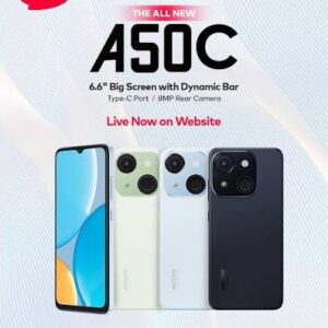 Itel A50C – 4GB RAM + 64GB ROM, simple, fluide et efficace [E1A16]