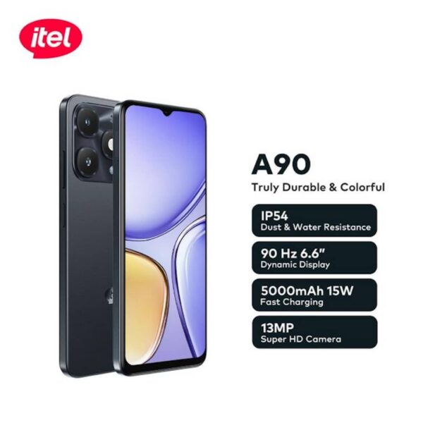 Itel A90 – 8GB RAM + 128GB ROM, puissance et grande capacité [E1A17]