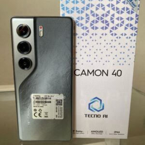 Tecno Camon 40 — 256 Go ROM + 16 Go RAM | Puissance & Photos de Pro [E1A36]
