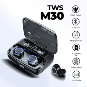 M30 ENC – Écouteurs Bluetooth TWS avec réduction de bruit ENC [E3A4]