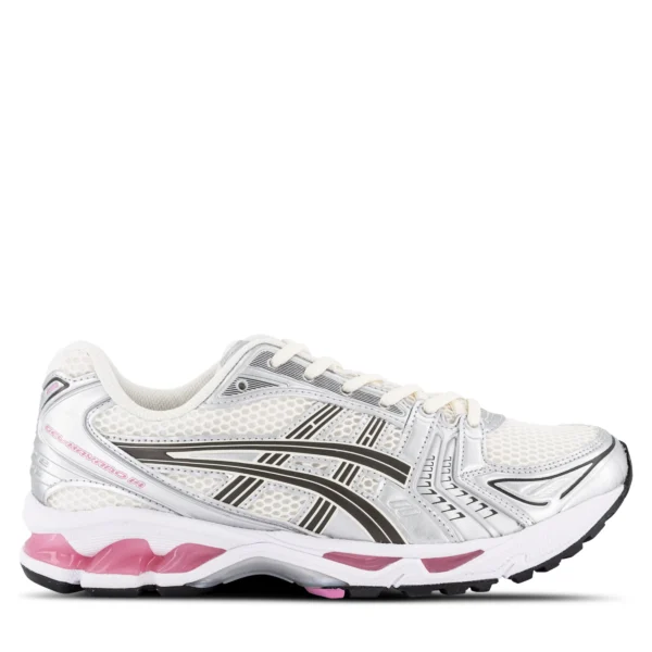 ASICS GEL-KAYANO 14 – Chaussures de running iconiques blanc, argent & rose [M11A2]