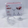 Verres à Vin Delisoga “Red Cherry” – Élégance et Raffinement en Set de 6pcs [E8B2]