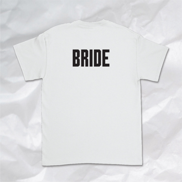 T-shirt Blanc “BRIDE” – Élégance & Fun pour la Future Mariée [M16A2]