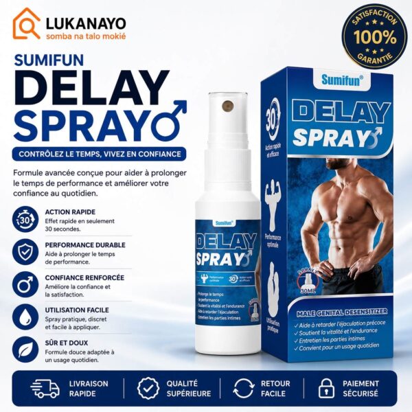 Spray Retardant pour Homme Produit américain – Performance et Contrôle  [H2A1]