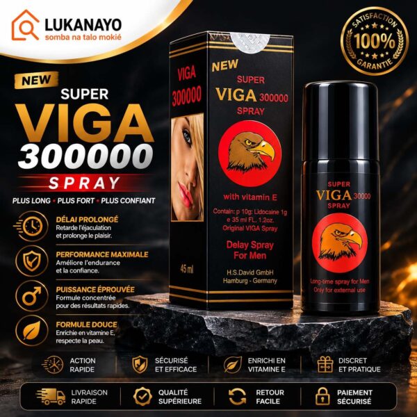 🔥 Super Viga 300000 – Spray Retardant pour Homme (Produit Allemand) [H2A2]