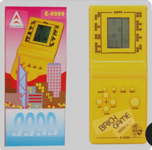 Console de Jeu Classique Brick Game E-9999 – Rétro & Fun Intemporel [E11A3]