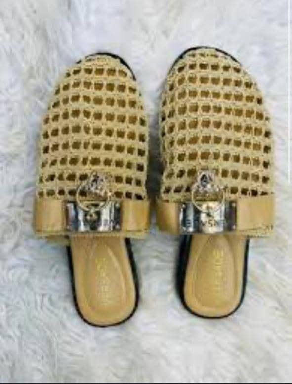 Mules Plates Tricotées Beige – Confort Naturel & Style Minimaliste [M7A2]