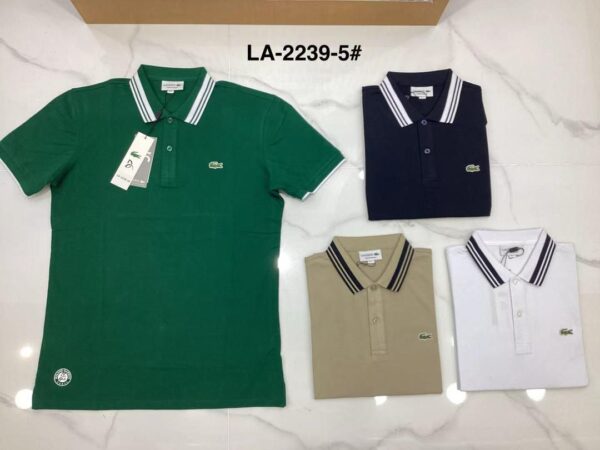 Polos Lacoste Regular Fit – Élégance sportive aux finitions contrastées [M15A1]