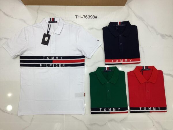 Polo Homme Tommy Hilfiger Colorblock – Élégance moderne en coton pur [M15A5]
