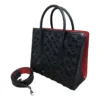 Christian Louboutin Paloma Mini – Sac cabas iconique en cuir noir [M12A4]