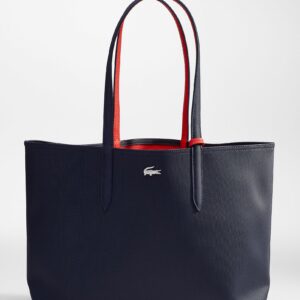 Sac cabas réversible Lacoste Anna – Bleu marine & rouge [M19A1]