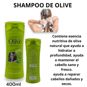 Shampoing Nourrissant à l’Huile d’Olive – Hydratation Intense & Cheveux Sublimés (400 mL) [H1A4]