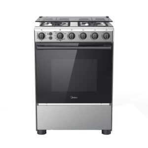 Cuisinière à Gaz Midea 60×60 cm – Autonome & Performante [E12A4]