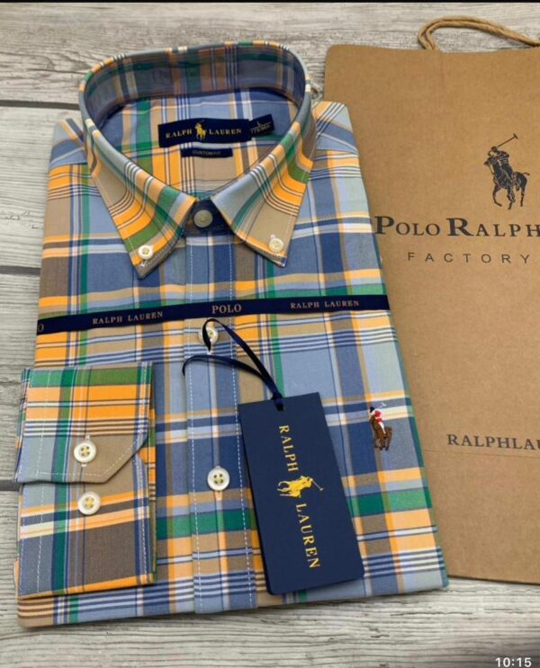 Chemise Polo Ralph Lauren Homme – Oxford à Carreaux Classiques (Classic Fit) [M21B2]