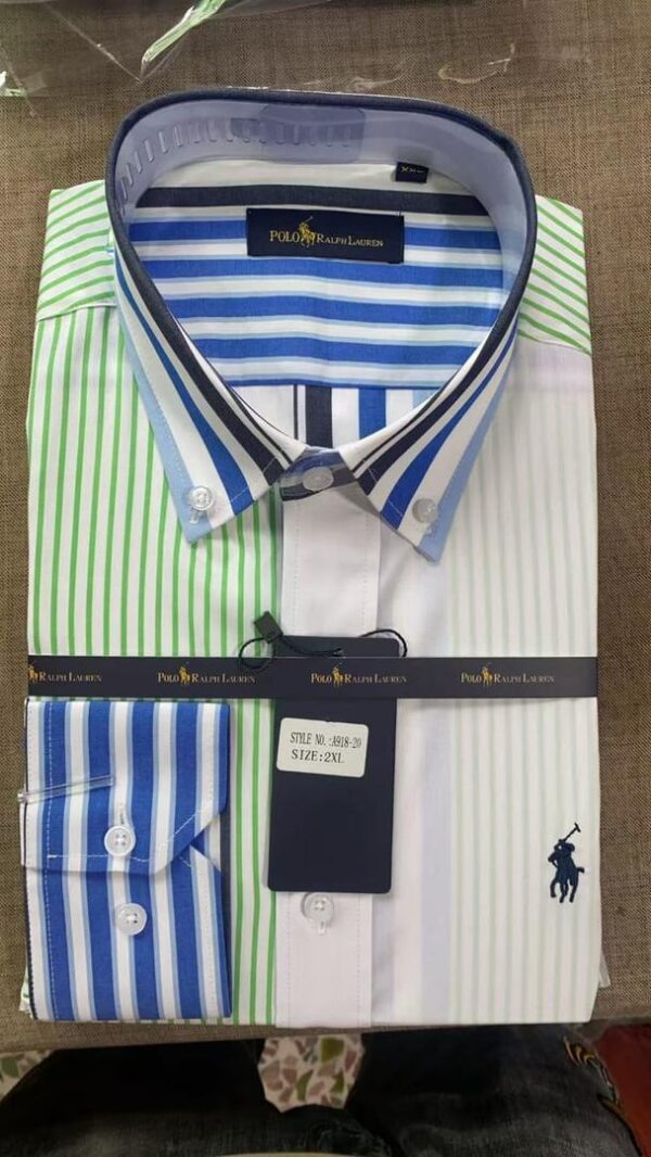 Chemise Polo Ralph Lauren Homme – Rayures Élégantes & Style Intemporel [M21B3]
