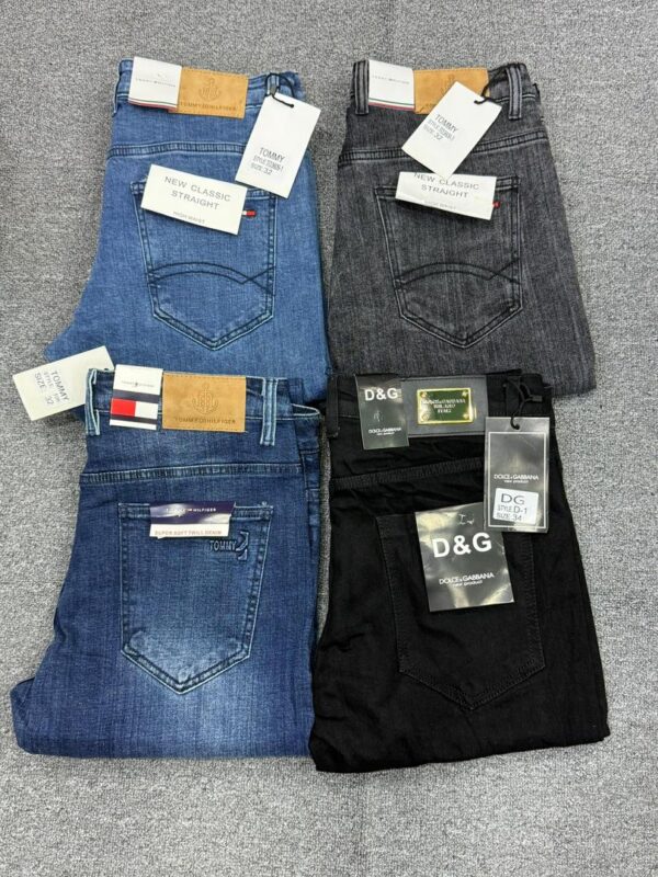 Jeans Homme Premium – Tommy Hilfiger New Classic Straight & Dolce & Gabbana [M21B9]