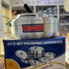 Set de Casseroles en Aluminium Poli – 6 Pièces [E13A5]