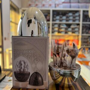 Christofle Mood – Set de Couverts Argentés 24 Pièces dans Étui Oeuf [E13A3]