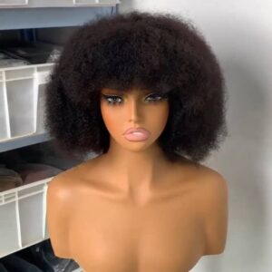 Perruque Afro Fluffy – Noir (Generic Hair) [H7A1]