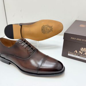 Chaussures Oxford à Bout Droit ANAX International – Couleur Café [M13B8]