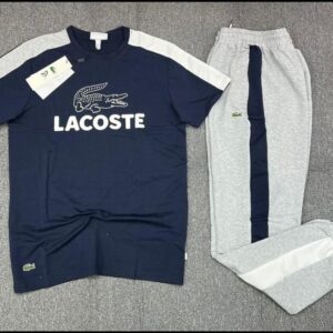 Ensemble Lacoste Sport – T-shirt Colour-Block & Pantalon de Jogging [M21C2]