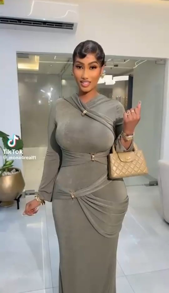 Robe Maxi "Olive Grace" – Élégance Drapée & Manches Longues [M22A4]