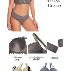 Ensemble Lingerie "Floral Grace" – Signature Angel Aura [M10B2]