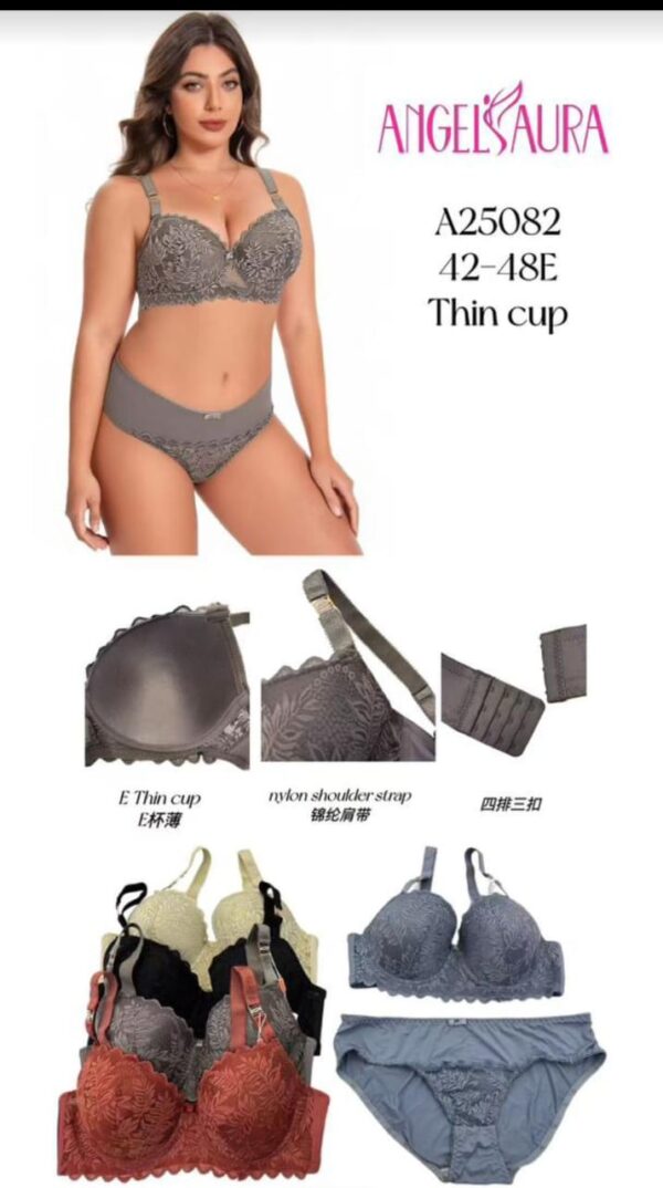 Ensemble Lingerie "Floral Grace" – Signature Angel Aura [M10B2]