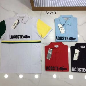 Polo Lacoste Graphic – Piqué de Coton & Typographie Signature [M15A10]