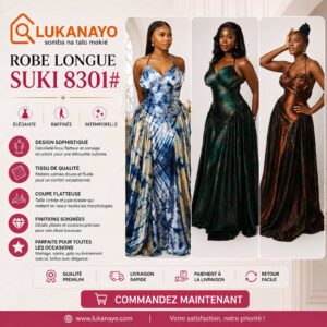 Robe "Adira" – Signature LMBrand (Nigéria) [M22A6]
