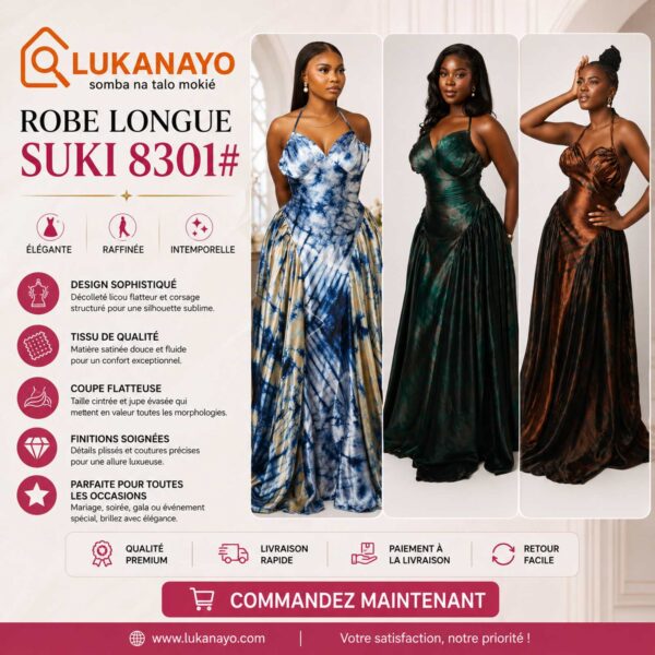Robe "Adira" – Signature LMBrand (Nigéria) [M22A6]