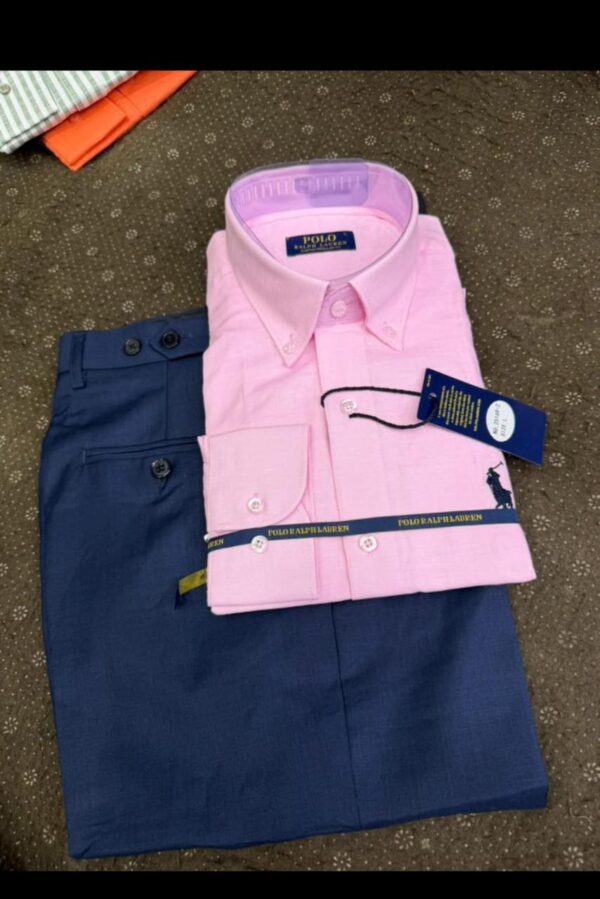 Ensemble "Polo Pink & Navy" – L'Élégance Audacieuse [M21D6]