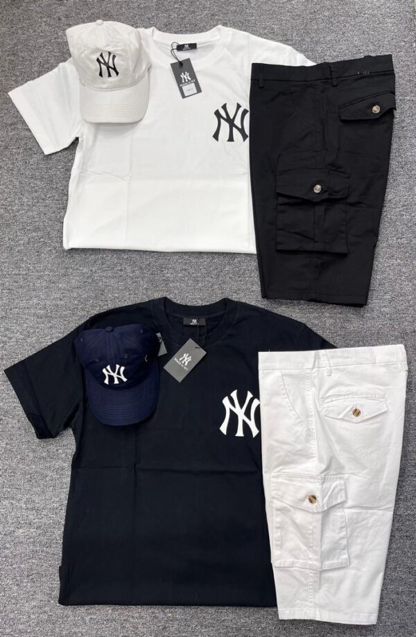 Ensemble "Heritage" New Era – New York Yankees (T-shirt & Shorts) [M21C6]