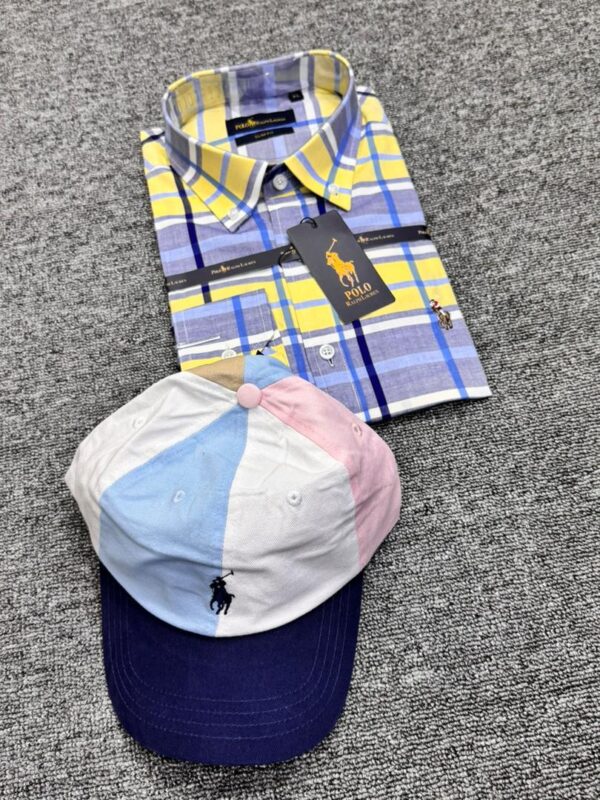 Le Duo Signature Polo Ralph Lauren – Chemise Oxford & Casquette Cotton Chino [M21C2]