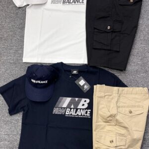 Collection New Balance "Utility Sport" – T-shirt Graphique, Short Cargo & Casquette [M21D1]