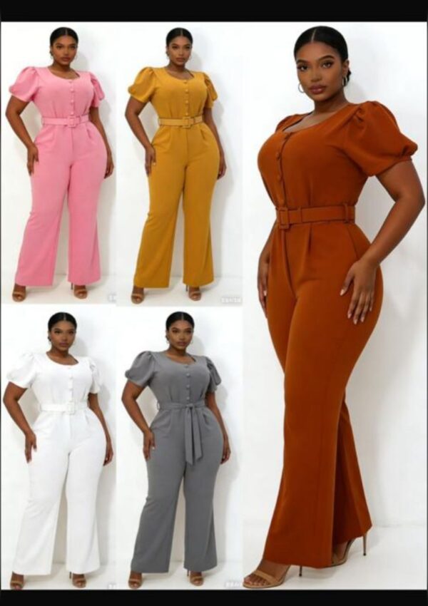 Combinaison Pantalon "Urban Chic" – Élégance Tout-en-Un [M22B7]