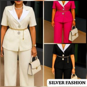 Ensemble Tailleur "Jaune Solaire" – Chic Formel & Douceur Pastel [M22C2]