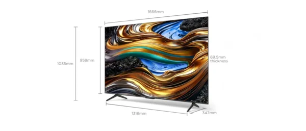 Téléviseur SMART 75" – L'Expérience Cinéma Grand Format [E21A1]