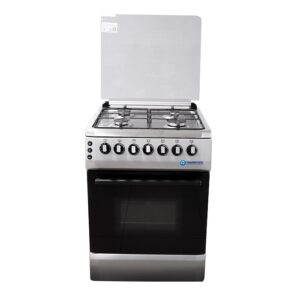 Cuisinière à Gaz 60x60 – 4 Foyers & Four Multi-Fonctions [E21A4]
