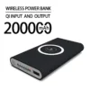 Power Bank "Aura Max" – Qi Wireless 20 000 mAh [E1A42]