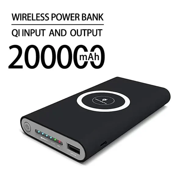 Power Bank "Aura Max" – Qi Wireless 20 000 mAh [E1A42]