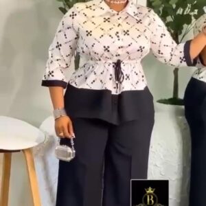 Ensemble "Kelly Duo Jumpsuit" – Le Chic Deux-Pièces Coordonné [M22B8]