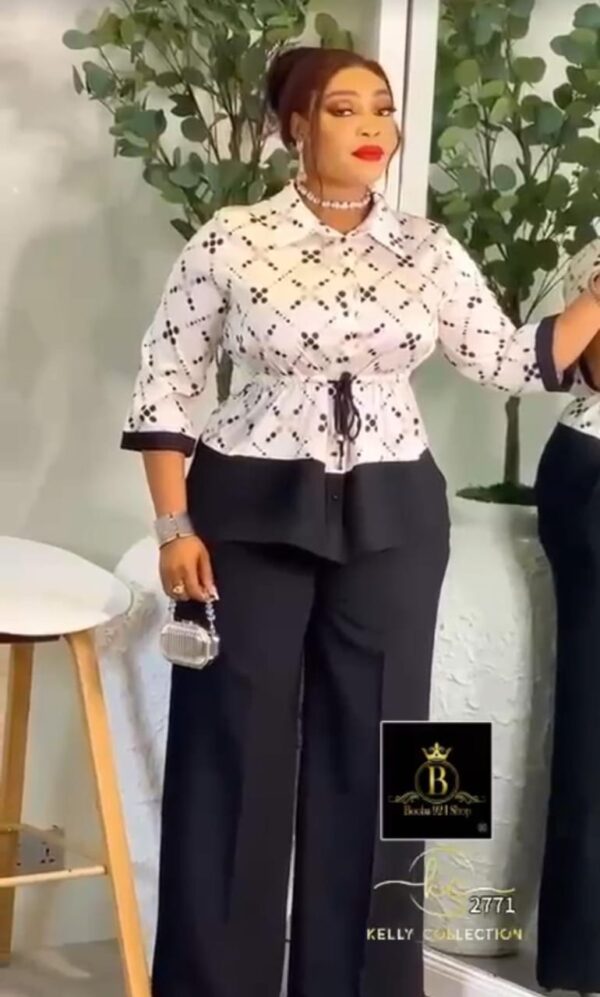 Ensemble "Kelly Duo Jumpsuit" – Le Chic Deux-Pièces Coordonné [M22B8]